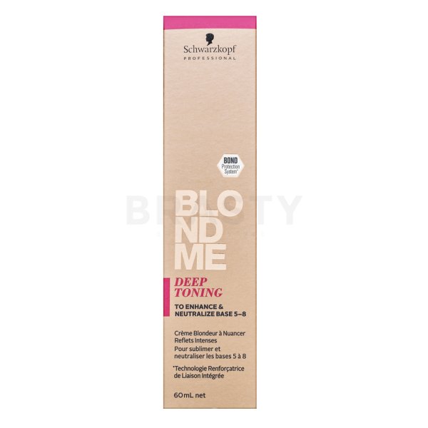 Schwarzkopf Professional BlondMe Deep Toning crema colorante tonificante per capelli biondi Peach Sorbet 60 ml