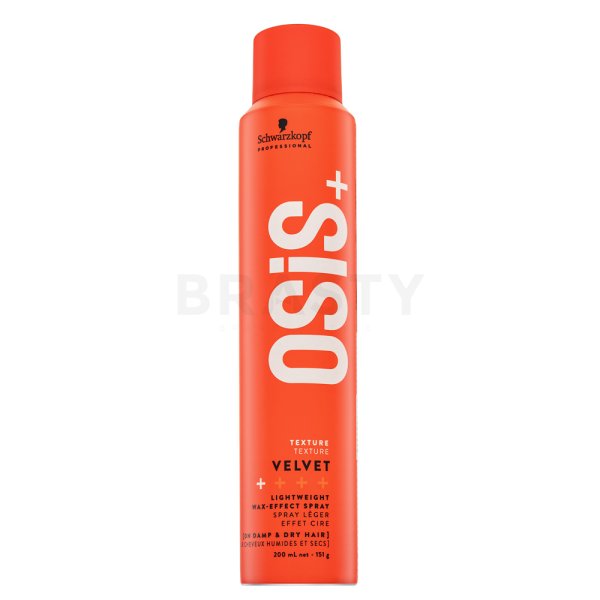 Schwarzkopf Professional Osis+ Velvet лак за коса за слаба фиксация 200 ml