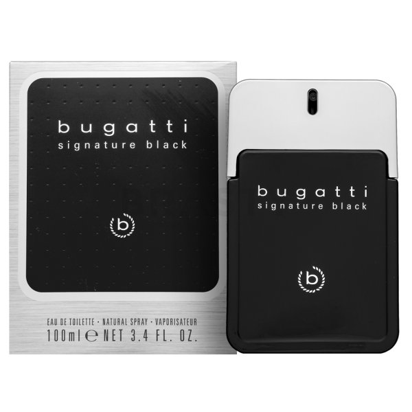Bugatti Signature Black Eau de Toilette férfiaknak 100 ml