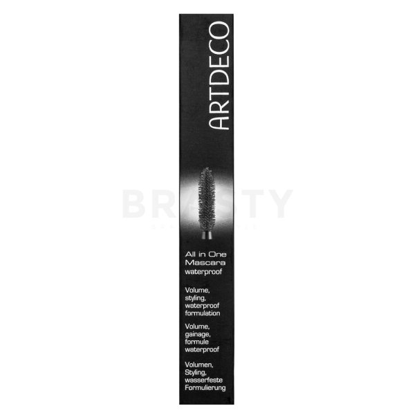 Artdeco All In One Mineral Mascara Waterproof wasserfeste Wimperntusche für verlängerte Wimpern und Volumen Black 10 ml