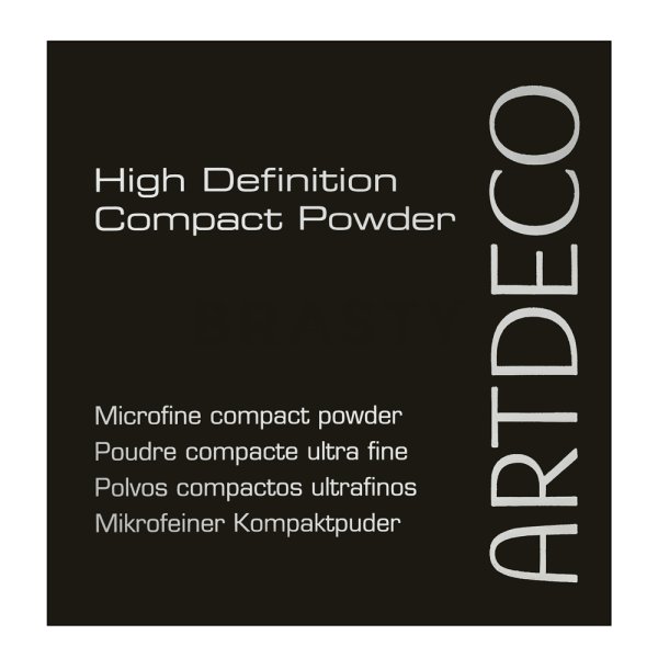 Artdeco High Definition Compact Powder pudră pentru un look natural 22 Medium Honey Beige 10 g