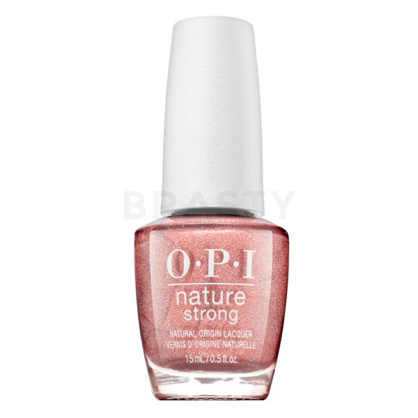 OPI Nature Strong Natural Origin Lacquer lak za nohte Intentions Are Rose Gold 15 ml