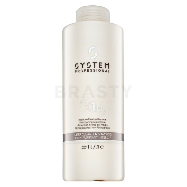 System Professional Deep Cleanser Shampoo shampoo detergente per tutti i tipi di capelli 1000 ml
