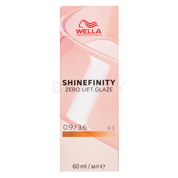 Wella Professionals Shinefinity Zero Lift Glaze colore demi-permanente professionale 09/36 Vanilla Glaze 60 ml