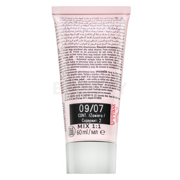 Wella Professionals Shinefinity Zero Lift Glaze coloración demipermanente profesional 09/07 Beige Sand 60 ml