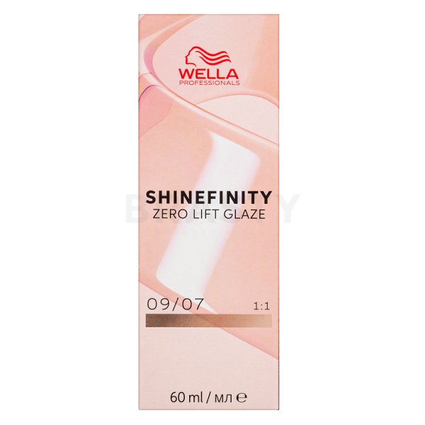 Wella Professionals Shinefinity Zero Lift Glaze coloración demipermanente profesional 09/07 Beige Sand 60 ml