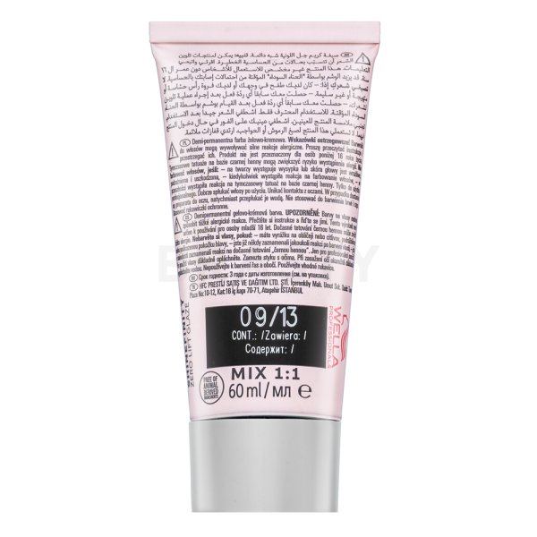 Wella Professionals Shinefinity Zero Lift Glaze profesjonalna demi- permanentna farba do włosów 09/13 Toffee Milk 60 ml