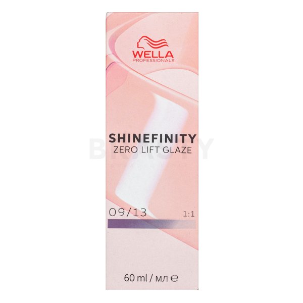 Wella Professionals Shinefinity Zero Lift Glaze profesjonalna demi- permanentna farba do włosów 09/13 Toffee Milk 60 ml