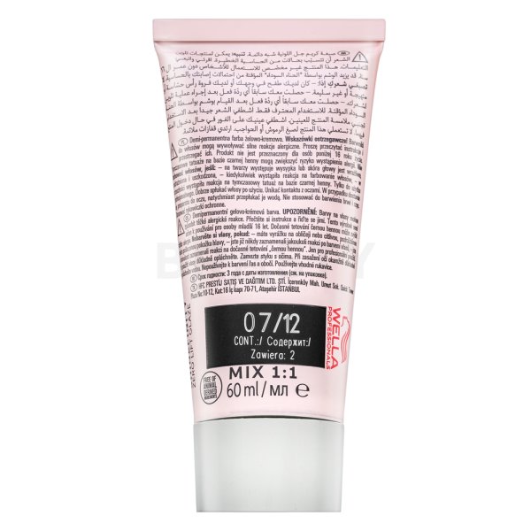 Wella Professionals Shinefinity Zero Lift Glaze coloración demipermanente profesional 07/12 Cool Mushroom 60 ml