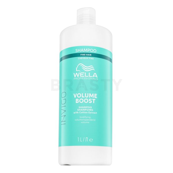 Wella Professionals Invigo Volume Boost Shampoo with Cotton Extract shampoo voor volume voor futloos, fijn haar 1000 ml