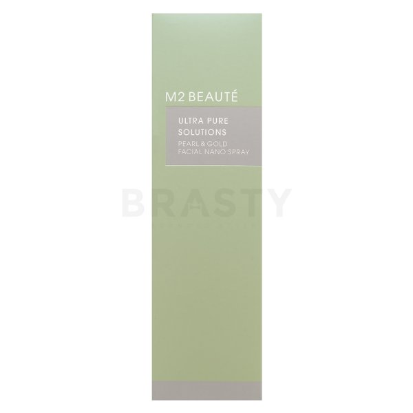 M2 Beauté Ultra Pure Solutions озаряващ серум Pearl & Gold Facial Nano Spray 75 ml