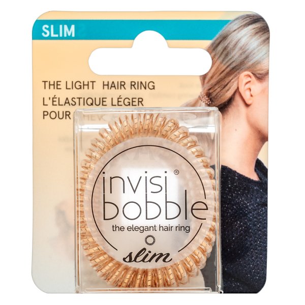 InvisiBobble Slim Bronze hair ring 3 pcs