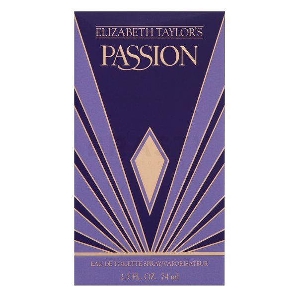 Elizabeth Taylor Passion Eau de Toilette for women 74 ml