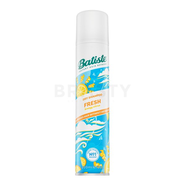 Batiste Dry Shampoo Fresh Breezy Citrus suchý šampón pre všetky typy vlasov 200 ml