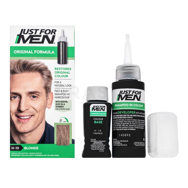 Just For Men Shampoo-in Haircolour șampon colorant pentru bărbati H10 Sandy Blond 66 ml