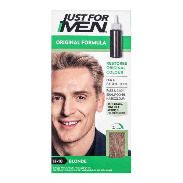 Just For Men Shampoo-in Haircolour shampoo colorante per uomini H10 Sandy Blond 66 ml