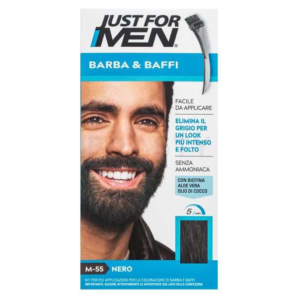 Just For Men Moustache & Beard Color baard kleur M55 Black