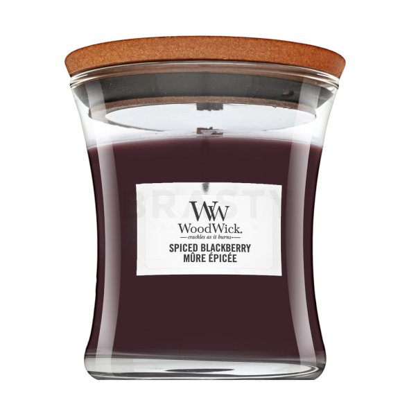 Woodwick Spiced Blackberry świeca zapachowa 85 g