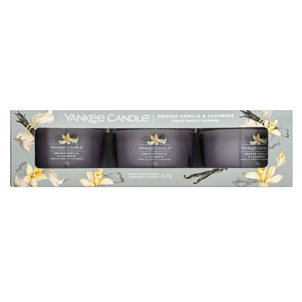 Yankee Candle Smoked Vanilla & Cashmere 3 x 37 g