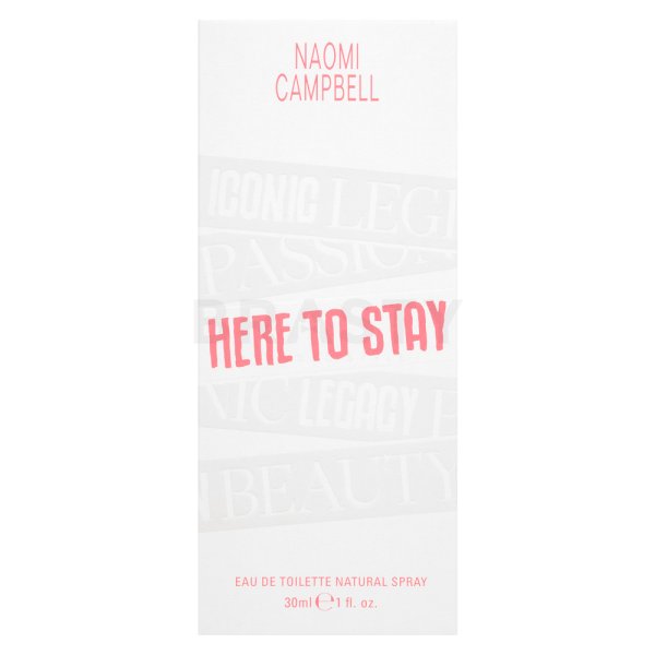 Naomi Campbell Here To Stay Eau de Toilette da donna 30 ml