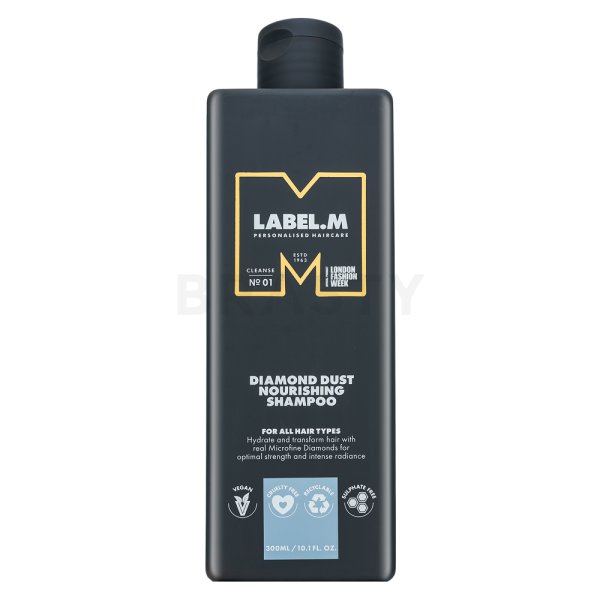 Label.M Diamond Dust Nourishing Shampoo šampon pro hebkost a lesk vlasů 300 ml