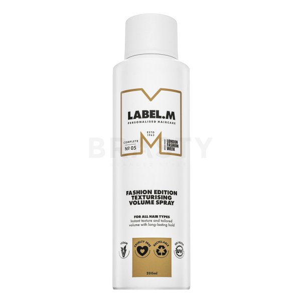 Label.M Fashion Edition Texturising Volume Spray hajformázó spray definiálásért és volumenért 200 ml