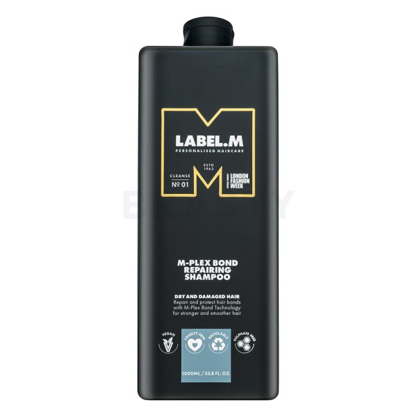 Label.M M-Plex Bond Repairing Shampoo Voedende Shampoo voor beschadigd haar 1000 ml