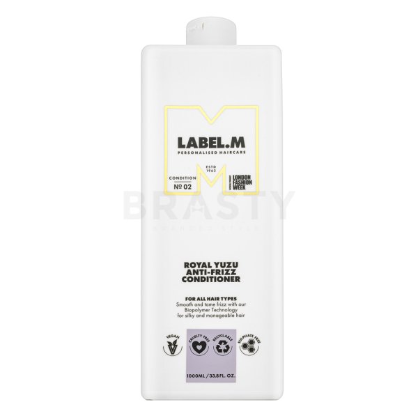 Label.M Royal Yuzu Anti-Frizz Conditioner balsamo nutriente contro l'effetto crespo 1000 ml