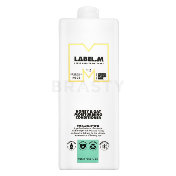 Label.M Honey & Oat Moisturising Conditioner kondicionér pro hydrataci vlasů 1000 ml