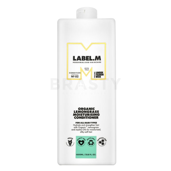 Label.M Organic Lemongrass Moisturising Conditioner balsam pentru hidratarea părului 1000 ml