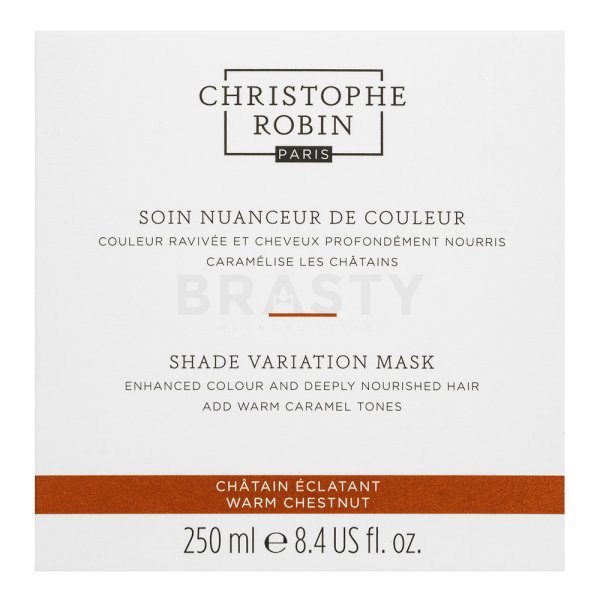 Christophe Robin Shade Variation Mask maska pro oživení světle a středně hnědých odstínů Warm Chestnut 250 ml