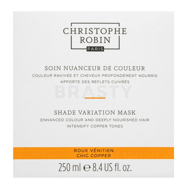 Christophe Robin Shade Variation Mask Маска за съживяване на медни оттенъци Chic Copper 250 ml