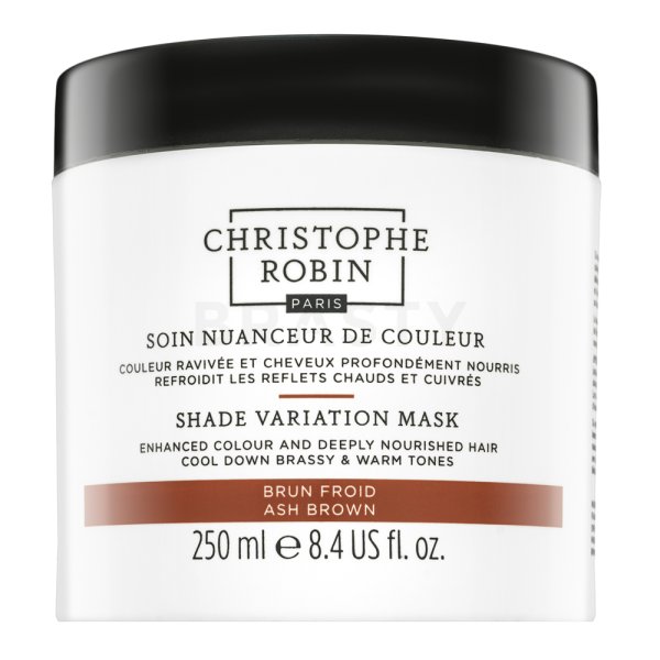 Christophe Robin Shade Variation Mask maska za poživitev barve hladnih rjavih odtenkov Ash Brown 250 ml