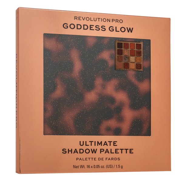 Makeup Revolution Pro Goddess Glow Ultimate Shadow Palette paletka očních stínů 10 g