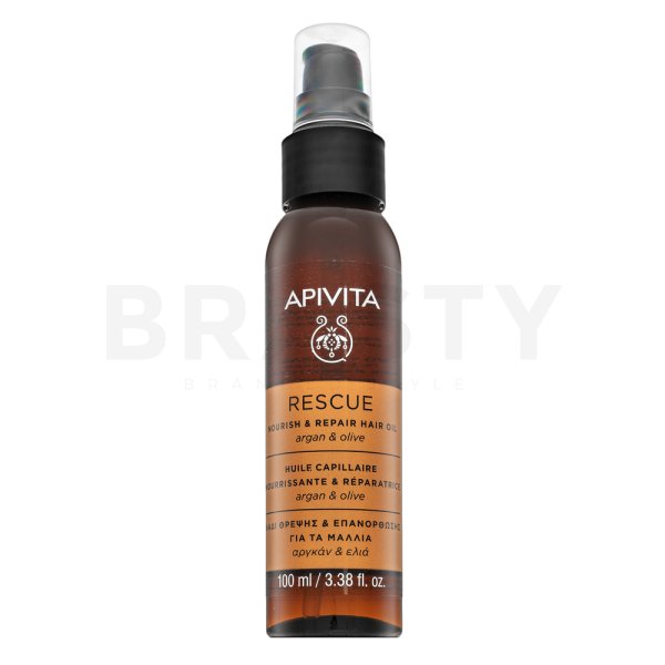 Apivita Rescue Nourish & Repair Hair Oil olej pro velmi suché a poškozené vlasy 100 ml