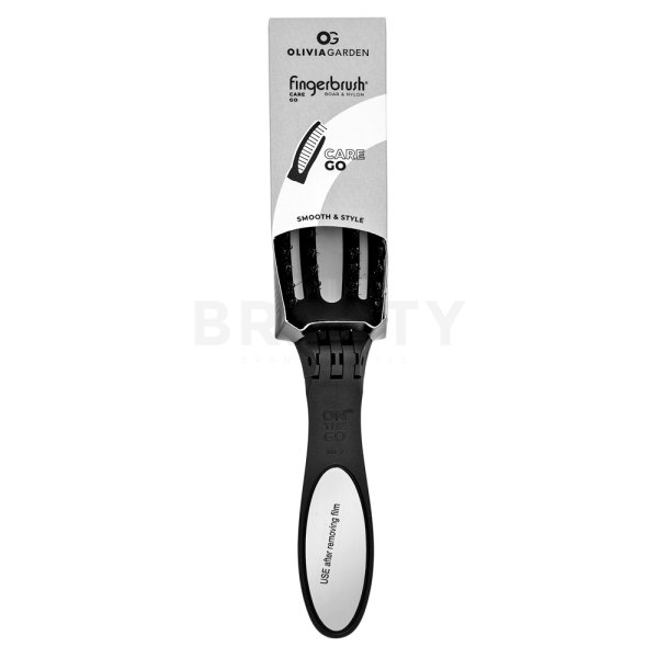 Olivia Garden Fingerbrush On The Go Smooth & Style perie de păr cu peri de nailon și de mistreț