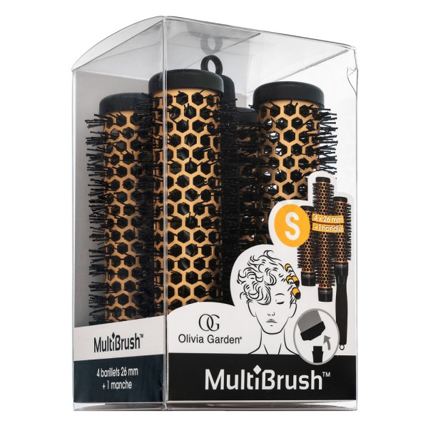 Olivia Garden MultiBrush Set 4 x 26 mm spazzola per capelli