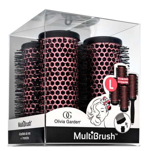 Olivia Garden MultiBrush Set 4 x 46 mm kartáč na vlasy