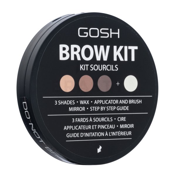 Gosh Brow Kit paleta do regulacji brwi 3 g