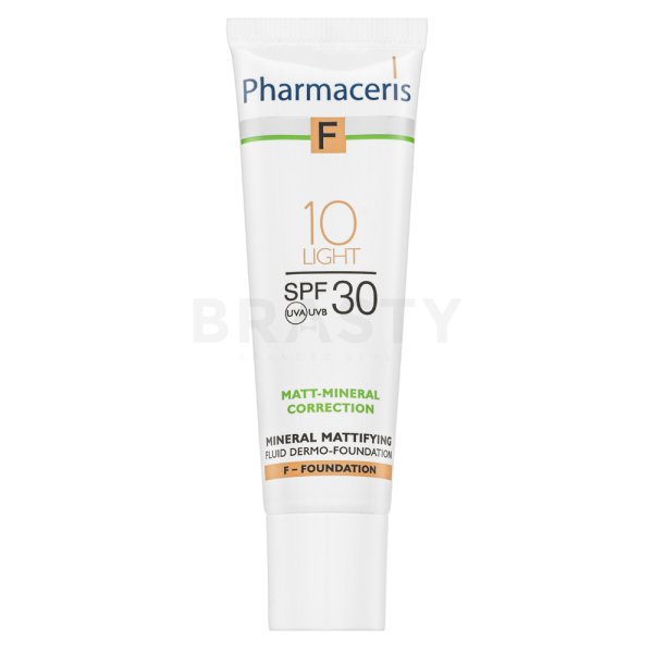 Pharmaceris F Mineral Dermo-Foundation SPF30 Light lozione perfezionatrice per l' unificazione della pelle e illuminazione 30 ml