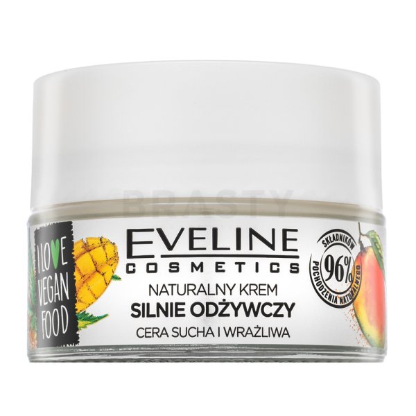 Eveline I Love Vegan Food Nourishing Cream Hemp Oil & Mango cremă hrănitoare pentru toate tipurile de piele 50 ml