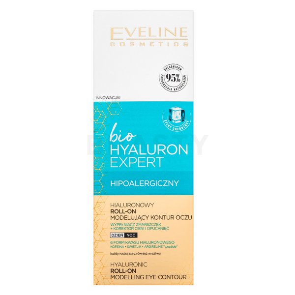 Eveline Bio Hyaluron Eye Roll-On Modelling Eye Contour cremă de ochi pentru netezire pentru toate tipurile de piele 15 ml
