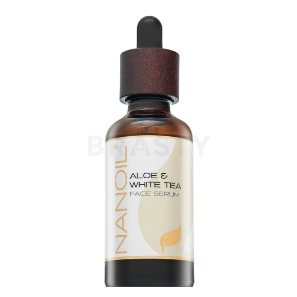 Nanoil Aloe & White Tea Face Serum ser cu efect iluminator cu efect de hidratare 50 ml