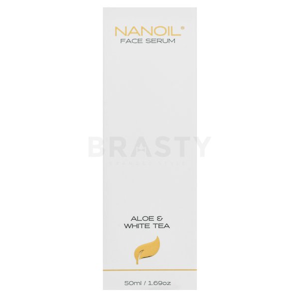 Nanoil Aloe & White Tea Face Serum ser cu efect iluminator cu efect de hidratare 50 ml