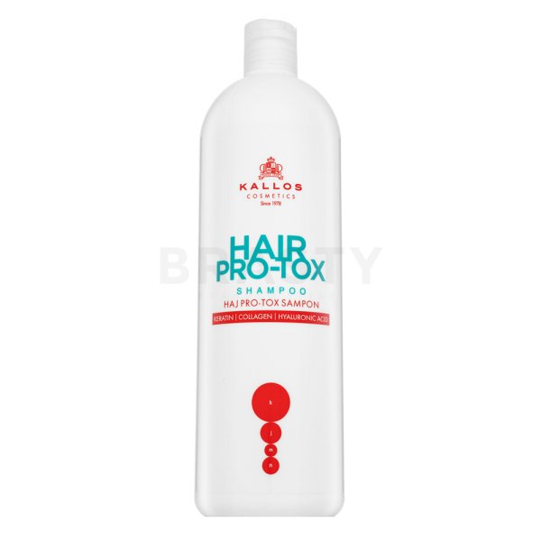 Kallos Hair Pro-Tox Shampoo shampoo rinforzante con cheratina 1000 ml