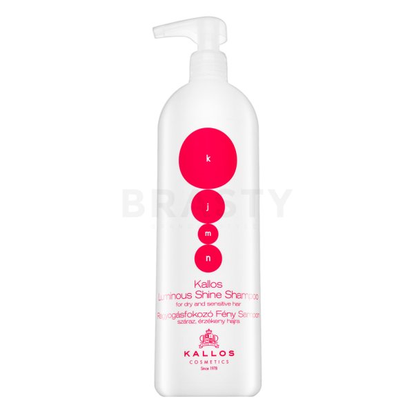 Kallos Luminous Shine Shampoo shampoo rinforzante per morbidezza e lucentezza dei capelli 1000 ml