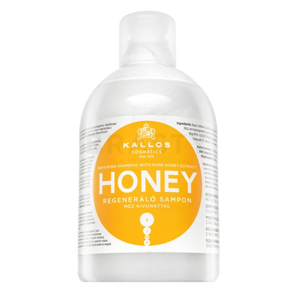 Kallos Honey Repairing Shampoo șampon hrănitor pentru păr uscat si deteriorat 1000 ml