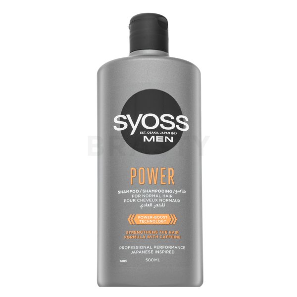 Syoss Men Power Shampoo sampon hranitor pentru bărbati 500 ml