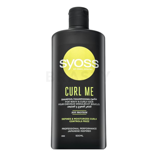 Syoss Curl Me Shampoo Champú Para cabello ondulado y rizado 500 ml