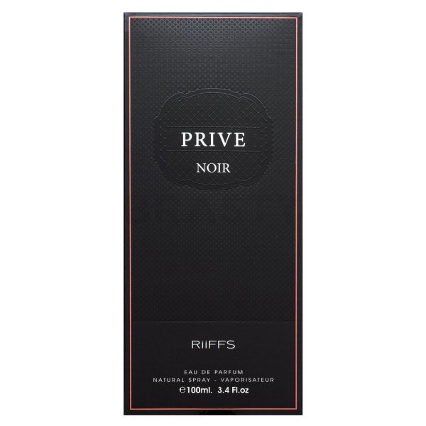 Riiffs Prive Noir Eau de Parfum da uomo 100 ml